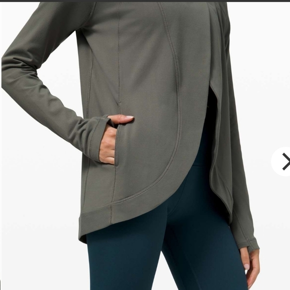 Lululemon Rulu Rally Wrap in Grey Sage 2 - Picture 9 of 16